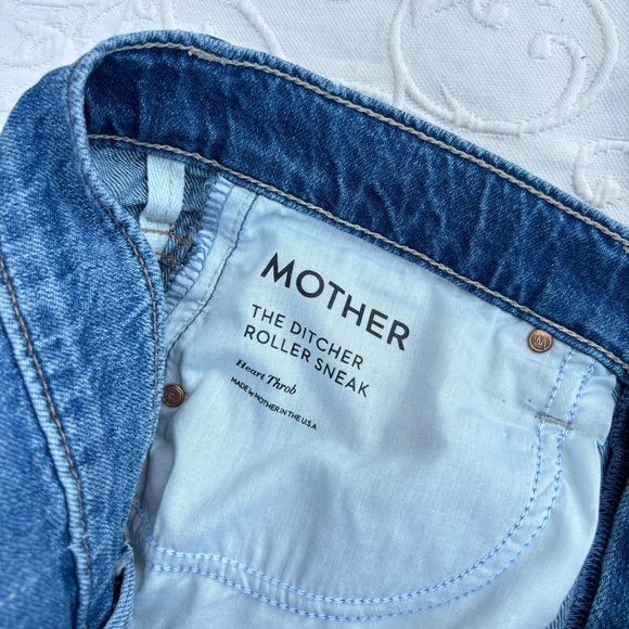 Mother - The Ditcher Roller Sneak Jean- Heart Throb Size 28 - Picture 4 of 13